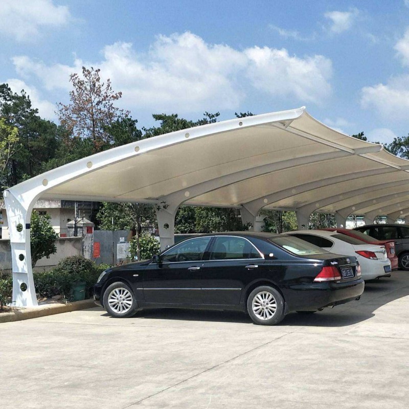 Tenda prefabbricata in acciaio da 10 posti auto con struttura per tende da parcheggio in vendita